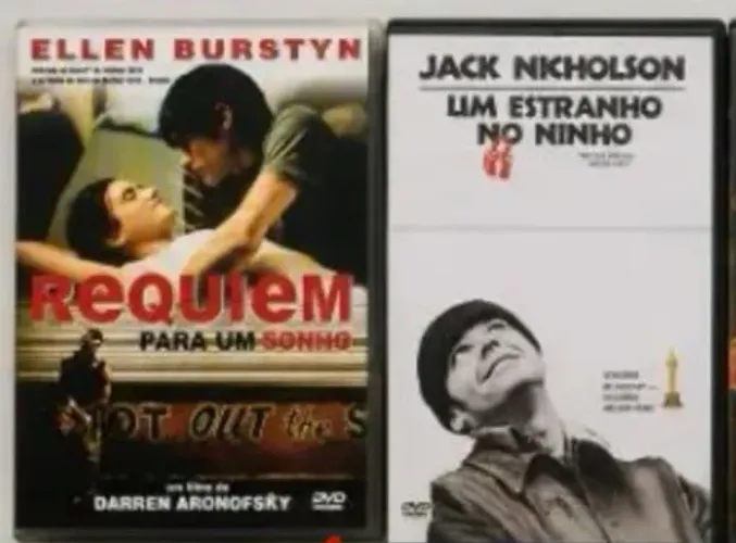 Filmes em DVD Originais Requiem Para um Sonho e Um Estranho no Ninho