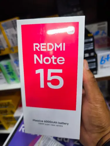 Xiaomi Note 15 256GB. Novo lacrado com garantia e pronta entrega 
