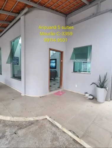 Confortável Duplex no Condomínio Parque Aripuanã. 5 quartos, Edícula. Energia Solar. Poço