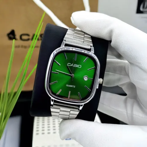 Relógio Casio vintage A138 verde escuro novo + caixa 