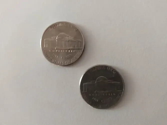 Five Cents Lote Moeda Estados Unidos