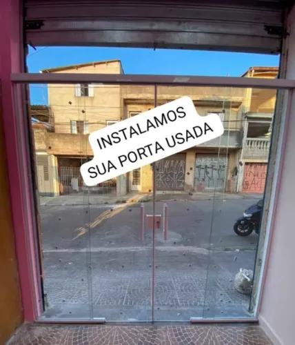 Porta de Vidro( Instalação ) 