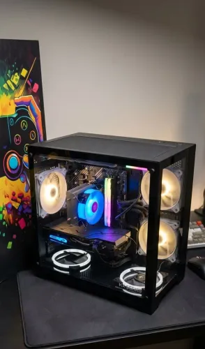 CPU completa para jogos com 2TB de Armazenamento 