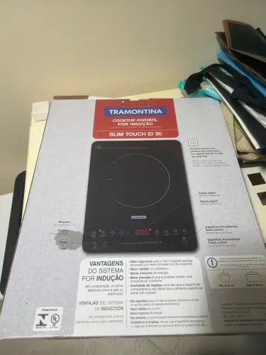 Cooktop Portátil por Indução Tramontina Slim Touch EI 30 - Na Caixa