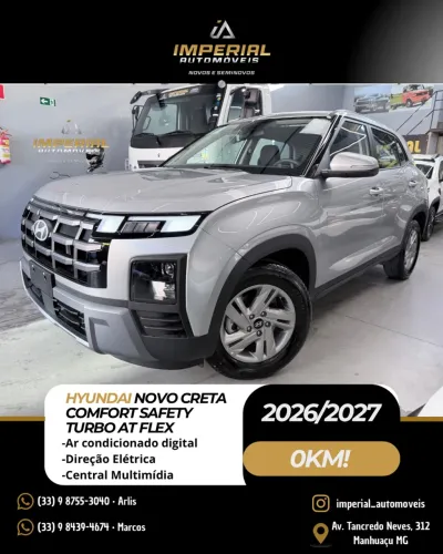 Hyundai Creta Comfort 1.0 TB 12V Flex AUT 2027