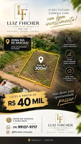 Lotes na Zona Sul a partir de 40 Mil