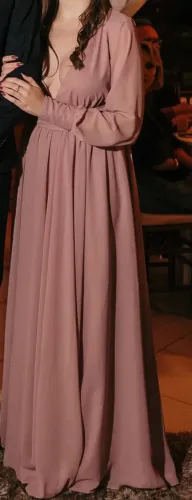 Vestido rosa de festa