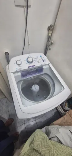 Máquina de Lavar Electrolux 8,5kg Branca Turbo Economia com Jet&Clean e Filtro Fiapos