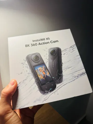 insta 360 x5 filmagem em 8k