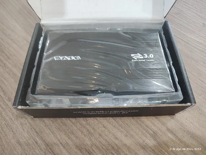 CASE EXTERNO PARA HD SATA 2,5" ? SATELLITE AX-233 USB 3.0 ? NOVO