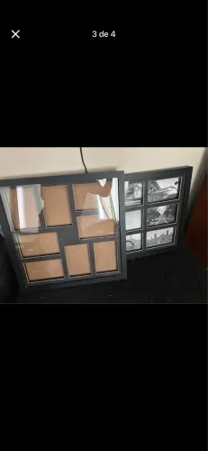 Quadro para fotos com vidro