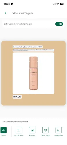 desodorante body spray lá victorie intense 100 ML