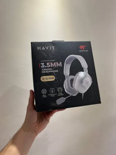 (Lacrado) Headset sem fio Havit H2230D Branco