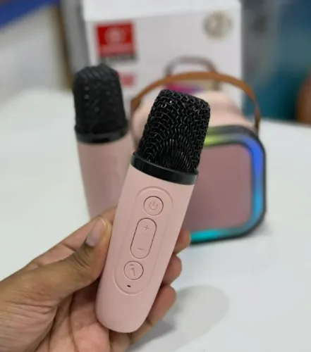 Mini caixa de som karaokê - Entrega Grátis