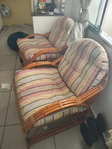 Poltrona em bambú lindíssima!!!