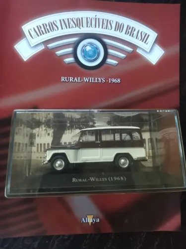 CARROS INESQUECÍVEIS DO BRASIL Rural Willys-1968 *INCLUSO REVISTA*