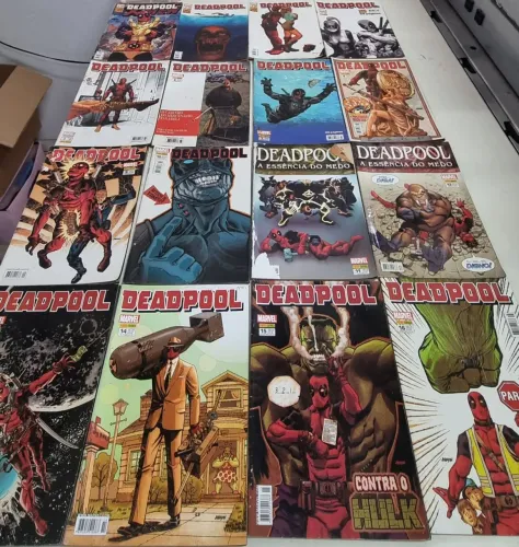 Coleção Completa HQ Deadpool Marvel (Panini) - Edições 1 ao 16