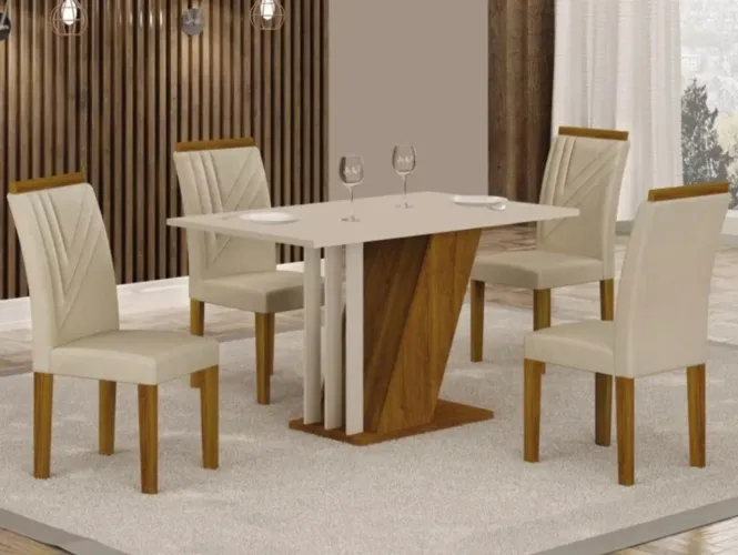 Mesa de jantar (madeira madeira)
