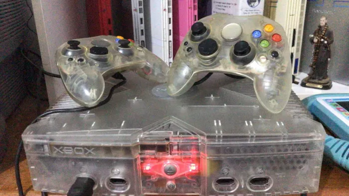 Xbox clássico edição cristal 