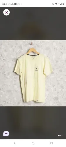 Camisa amarela hunder
