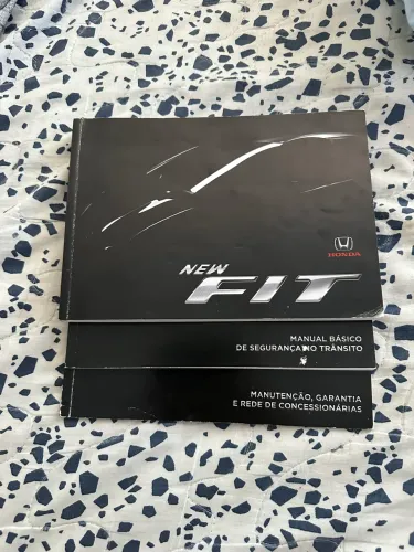 Manual original Honda Fit cinza