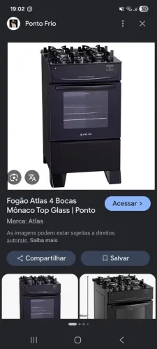 Fogão 4 bocas
