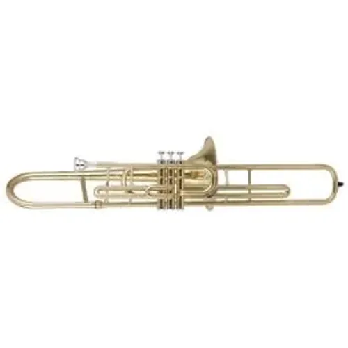 Trombone curto em Si bemol c/ corpo laqueado (dourado) Schieffer #SCTHB-004