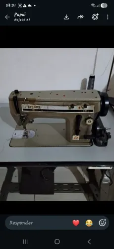 Máquina de costura reta industrial 