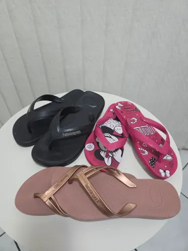 Kit 3 havaianas