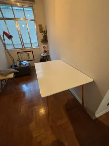 Mesa Sala De Jantar Retangular 120x80 Wood Eames Eiffel