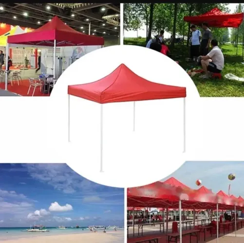 Tenda Gazebo 3x3 Sanfonada Articulada Super Reforçada Premium - Vermelha (2 Meses de Uso)