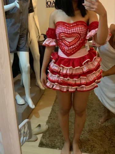 conjunto/vestido junino