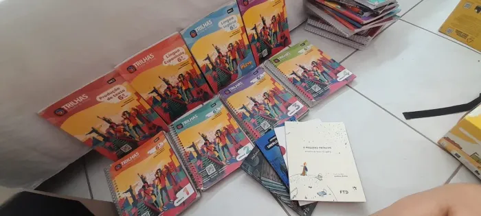 Livros trilhas ftd 6° sistema de ensino.