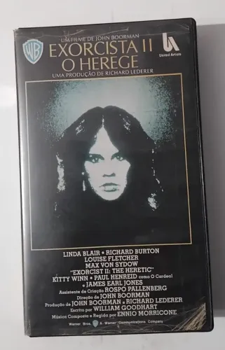 FITA VHS "O EXORCISTA II - O HEREGE" (1977) clássico underground com Linda Blair