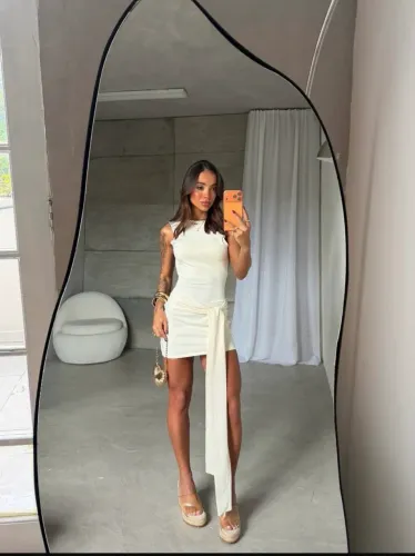 Vestido off white