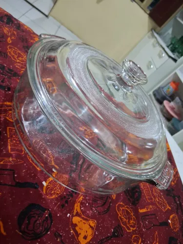 Caçarola de vidro capacidade de 2 litros 