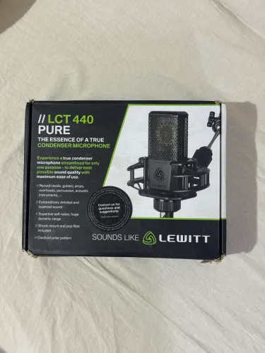 Lewitt LCT PURE 440 - Microfone Condensador Profissional