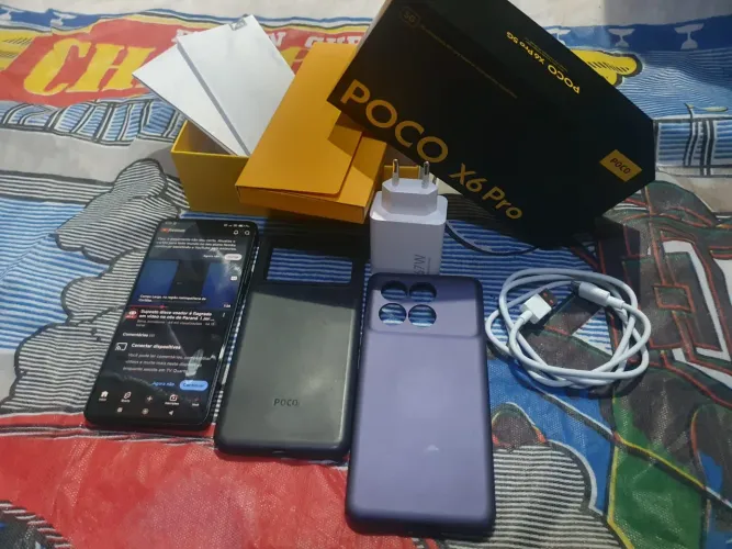 Poco X6 pro 526gb + acessórios 