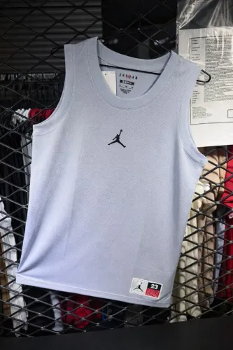 CAMISETA REGATA DRY FIT TAM -P - M - G ESTILO SPORTIVA CINZA