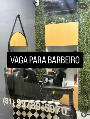 Vaga para barbeiro em boa viagem