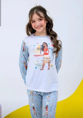 Pijamas infantis em suede
