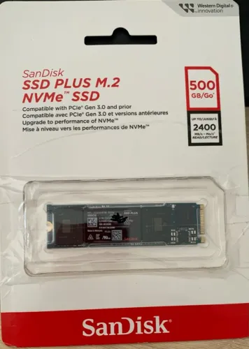 SSD Nvme SanDisk 500GB Pra Vender Logo