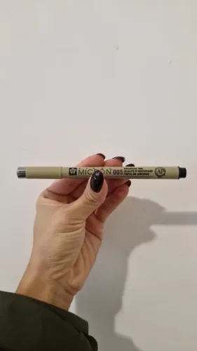CANETA PIGMA MICRON - Ponta 005 - PRETA