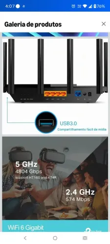 Roteador TP-Link Archer AX73