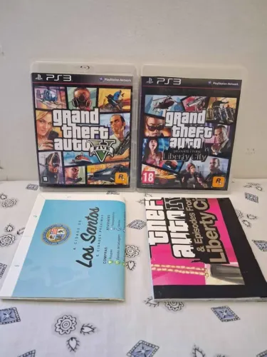 GTA Liberty City e GTA V - Playstation 3