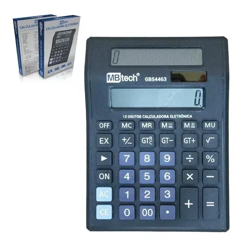 Calculadora 12 digitos GB54463 MBTech visores