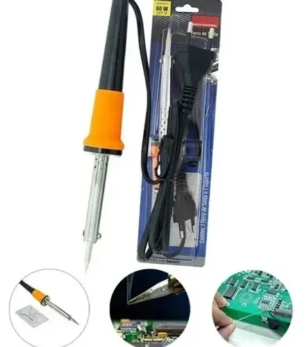 Ferro De Solda Western Ajustavel 60w C/ Suporte