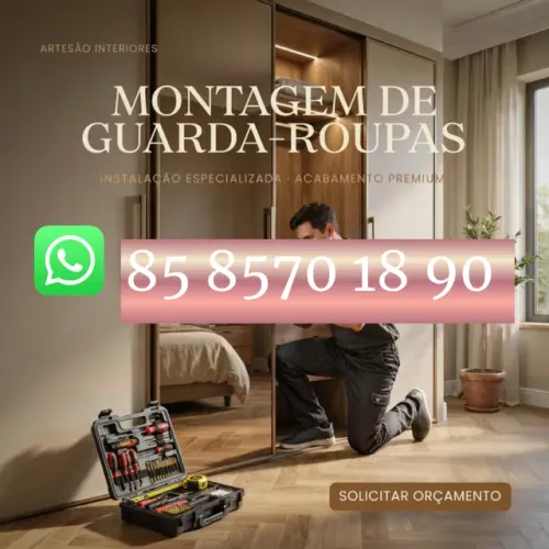 montador de moveis especialista em guarda roupas grandes