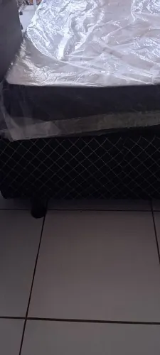 Cama solteiro com cabeceira uso menos de 3 meses 