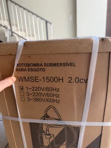 Motobomba Submersível para Esgoto Claw